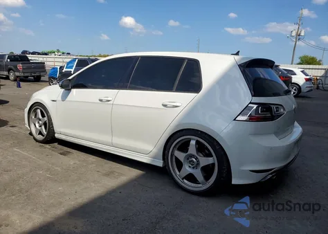 2016 Volkswagen Golf R из США, поврежденный, VIN WVWUF7AU0GW239050